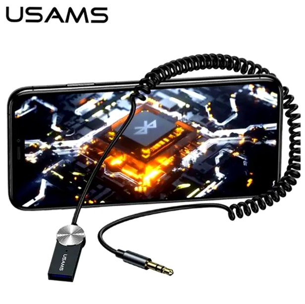 Bluetooth ресивер Usams SJ464 для автомобіля бездротовий аудіоприймач із мікрофоном для музики та дзвінків - зображення 8