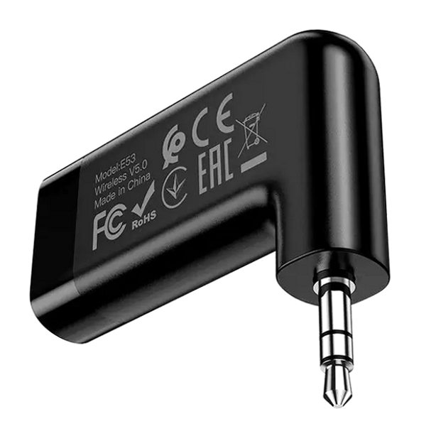 FM-трансмиттер Hoco E53 приемник Bluetooth для автомобиля AUX беспроводной с микрофоном и управлением музыкой - изображение 5
