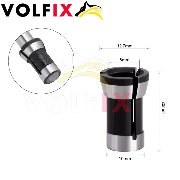 Зажимна цанга (втулка) VOLFIX для фрез на 8 мм (VT-02) (VT-02 8мм) - Фото 2 Зажимна цанга (втулка) VOLFIX для фрез на 8 мм (VT-02) (VT-02 8мм) - изображение 2