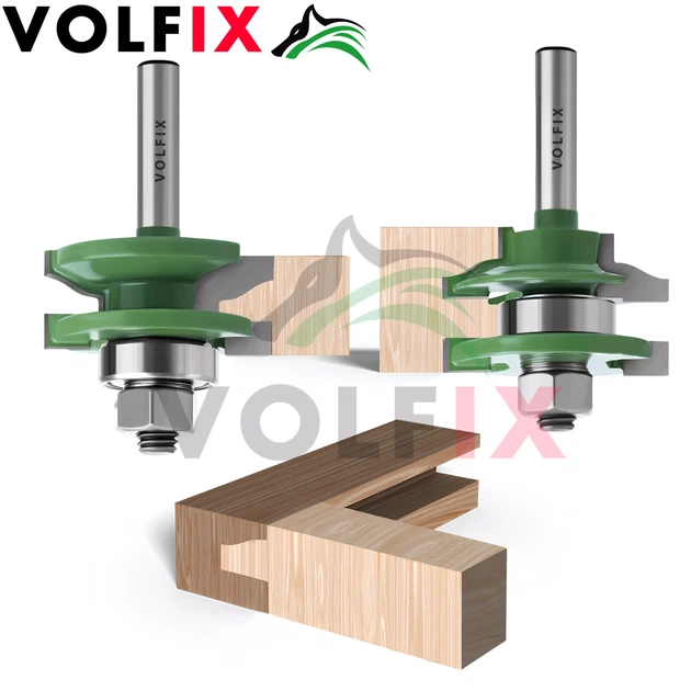 Комплект фрез №1 VOLFIX GRAND з 3-х фрез для мебельної обв'язки з фільонкою (FZ-120-910 + FZ-120-950 d8) - Фото 8 Комплект фрез №1 VOLFIX GRAND з 3-х фрез для мебельної обв'язки з фільонкою (FZ-120-910 + FZ-120-950 d8) - изображение 8