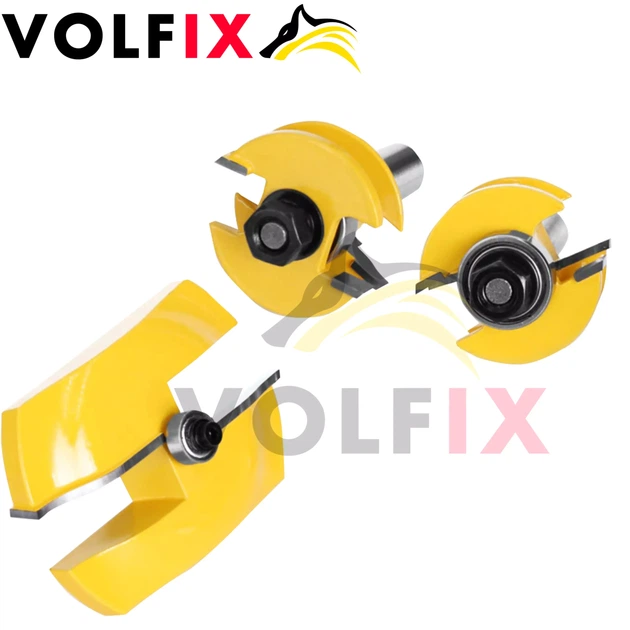 Комплект фрез №9 VOLFIX з 3-х фрез для мебельної обв'язки з фільонкою (FZ-120-900 + FZ-120-953 d12) - Фото 6 Комплект фрез №9 VOLFIX з 3-х фрез для мебельної обв'язки з фільонкою (FZ-120-900 + FZ-120-953 d12) - зображення 6
