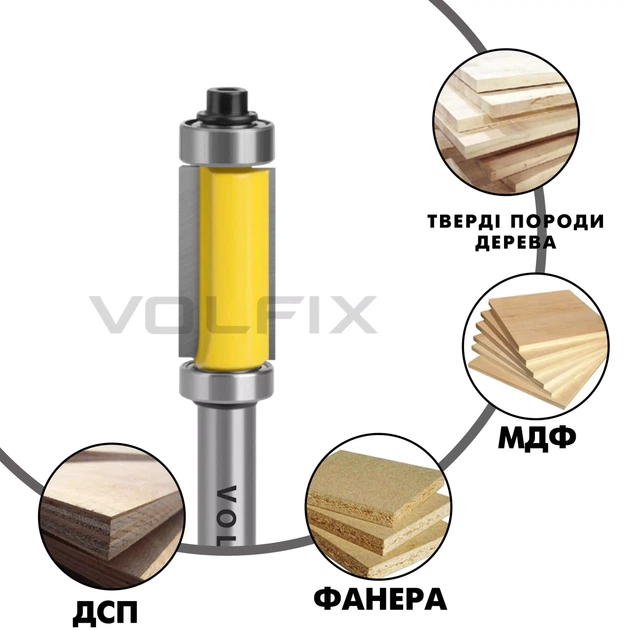 Фреза обкаточна пряма VOLFIX FZ-120-455 d8 (FZ-120-455 d8) - изображение 4