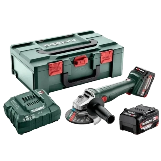 Акумуляторна кутова шліфувальна машина Metabo W 18 L 9-125 (602247510) - Фото 1 Акумуляторна кутова шліфувальна машина Metabo W 18 L 9-125 (602247510) - зображення 1