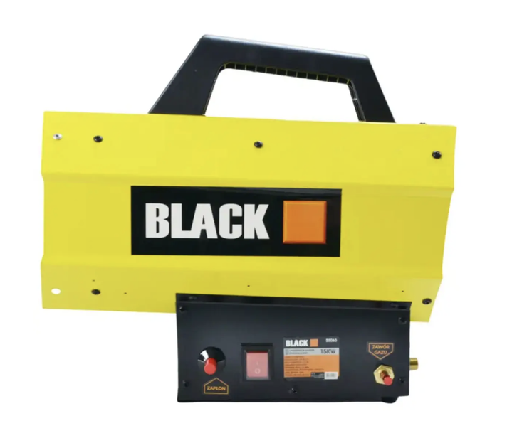 Газовая тепловая пушка BLACK 30 кВт на пропан-бутане, для обогрева складов, мастерских, ангаров, строительных объектов, теплиц, гаражей, с редуктором, шлангом, металлическим корпусом и высокой производительностью - изображение 10