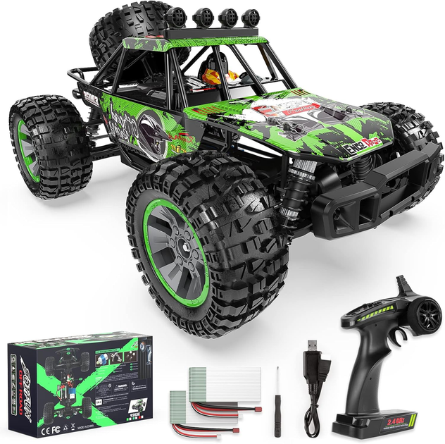 Машинка на пульте ENOZE 9203E 1:10 4WD до 45 км/ч, RC внедорожник на радиоуправлении, радиоуправляемая машинка для бездорожья и дрифта - изображение 9