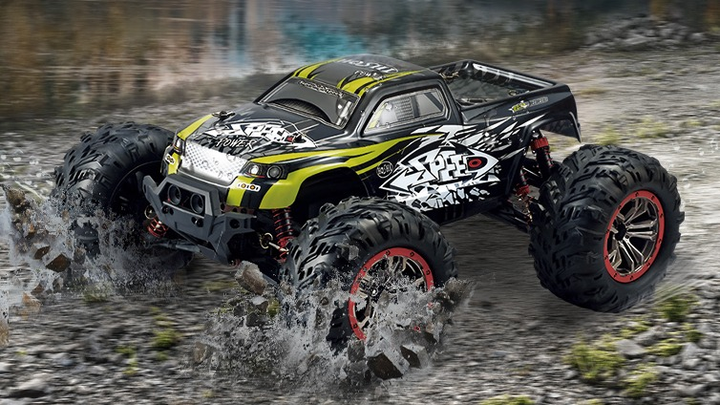 Радиоуправляемая машинка HOSHI N516 1:10 4WD, RC внедорожник до 50 км/ч, большая машинка на пульте, скоростная модель для бездорожья - изображение 4