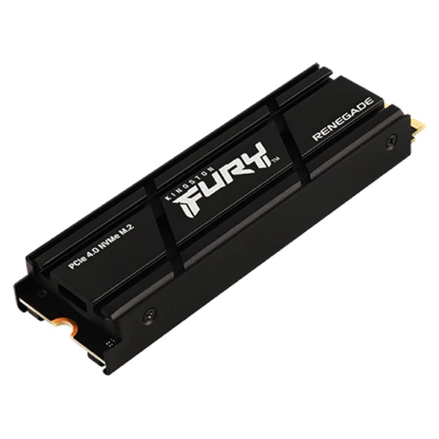 Накопичувач SSD M.2 Kingston FURY Renegade with Heatsink 2TB 2280 NVMe PCIe Gen 4.0 x4 3D TLC NAND - Фото 3 Накопичувач SSD M.2 Kingston FURY Renegade with Heatsink 2TB 2280 NVMe PCIe Gen 4.0 x4 3D TLC NAND - изображение 3