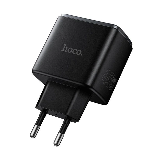 Адаптер сетевой HOCO Upgrade charger C158A |1USB/1Type-C, 45W/3A, PD/QC| 5195378 - Фото 8 Адаптер сетевой HOCO Upgrade charger C158A |1USB/1Type-C, 45W/3A, PD/QC| 5195378 - зображення 8