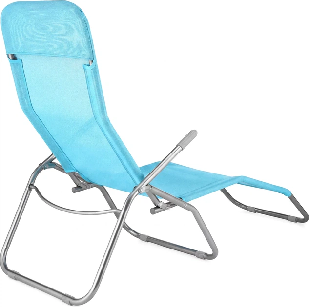 Leżak ogrodowy/plażowy grawitacyjny Outtec Aero Niebieski 205820 (5905884428573) - Zdjęcie 2 Leżak ogrodowy/plażowy grawitacyjny Outtec Aero Niebieski 205820 (5905884428573) - obraz 2