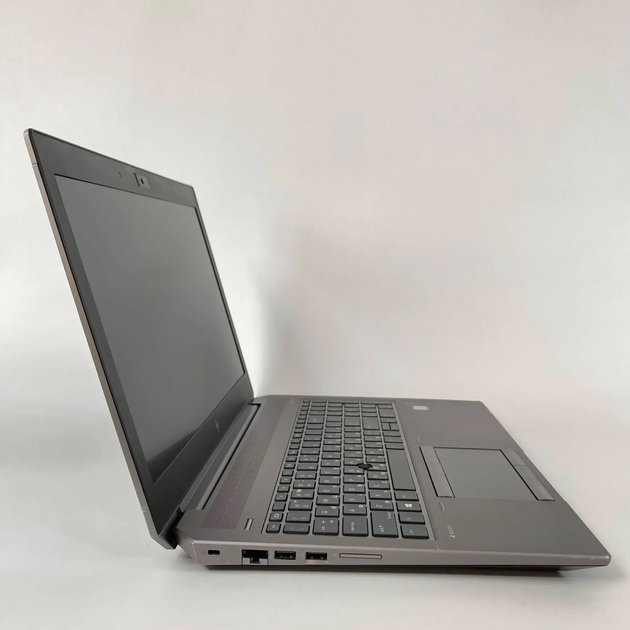 Мобильная рабочая станция Б-класс HP zBook 15 G6 / 15.6" (1920x1080) IPS / Intel Core i7-9850H (6 (12) ядер по 2.6 - 4.6 GHz) / 16 GB DDR4 / 240 GB SSD / nVidia Quadro T1000, 4 GB GDDR5, 128-bit / Fingerprint / WebCam / HDMI б/у + Подарок Мышь / USB - Фото 5 Мобильная рабочая станция Б-класс HP zBook 15 G6 / 15.6" (1920x1080) IPS / Intel Core i7-9850H (6 (12) ядер по 2.6 - 4.6 GHz) / 16 GB DDR4 / 240 GB SSD / nVidia Quadro T1000, 4 GB GDDR5, 128-bit / Fingerprint / WebCam / HDMI б/у + Подарок Мышь / USB - изображение 5
