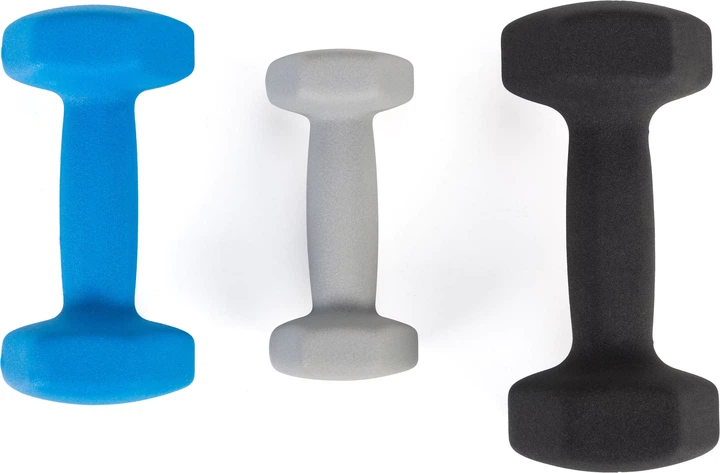 Zestaw hantli neoprenowych na stojaku Gymtek G-42804 (5905884428047) - obraz 4