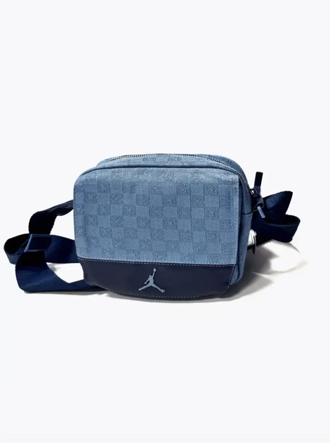 Сумка через плечо Jordan Monogram синего цвета. - Фото 2 Сумка через плечо Jordan Monogram синего цвета. - изображение 2