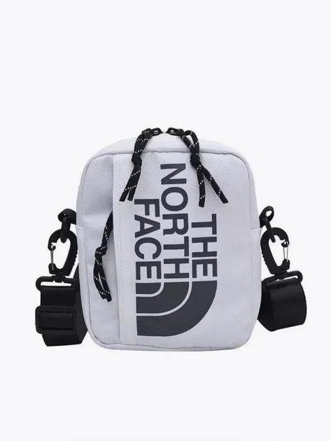 Сумка через плече The North Face, білого кольору. - зображення 2