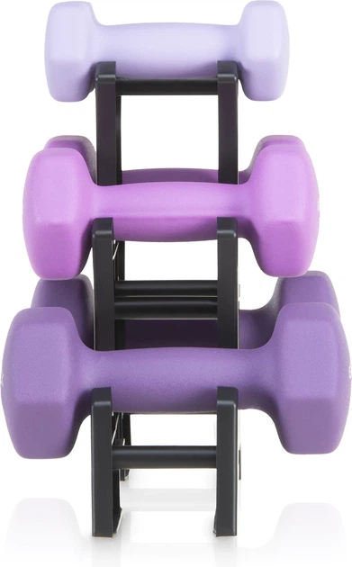 Zestaw hantli neoprenowych na stojaku Gymtek G-05296 (5905399052966) - obraz 3