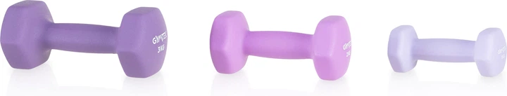 Zestaw hantli neoprenowych na stojaku Gymtek G-05296 (5905399052966) - obraz 7