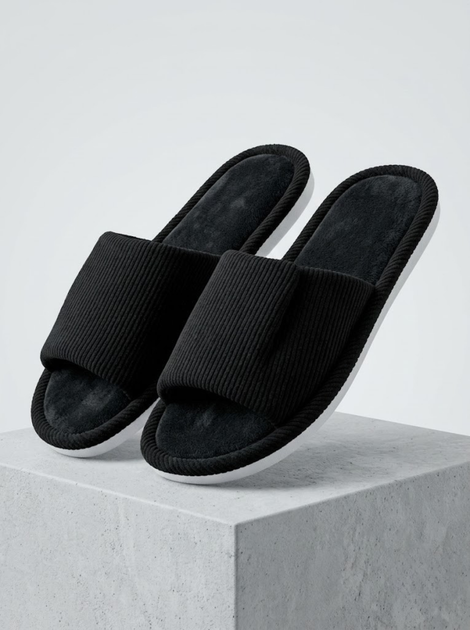 Тапочки мужские 42-43 Черный LUMO (735862-42-43) - Фото 2 Тапочки мужские 42-43 Черный LUMO (735862-42-43) - изображение 2