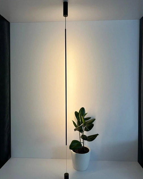 Підвісний світильник, люстра Nowodvorski 10362 Vertic LED 1x19W 3000 K 650 Lm IP20 чорний - зображення 4