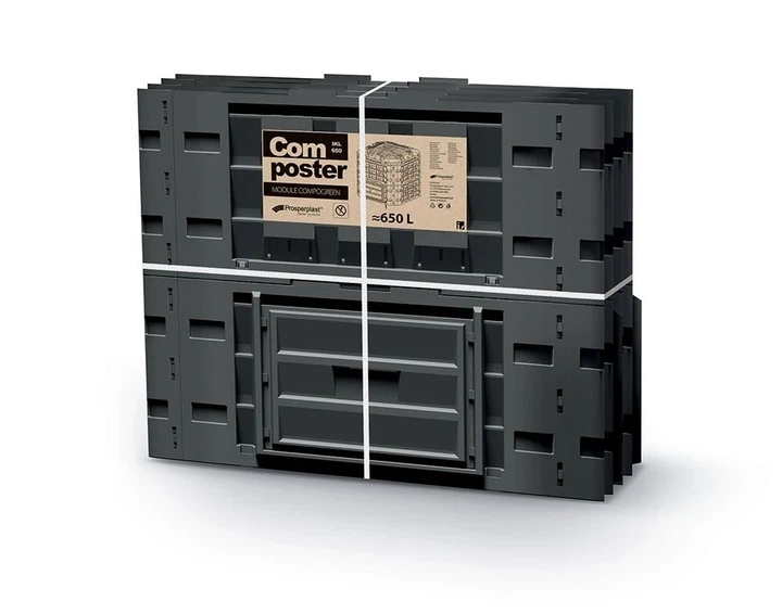 Компостер Prosperplast Compogreen Vario 650л-1250л пластик чорний - зображення 5