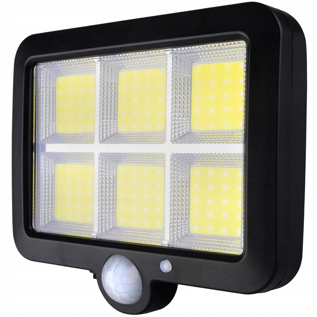 Солнечный LED-прожектор Lumiled DECRO 5 Вт 800 лм с датчиком движения IP65 пластик черный - изображение 11