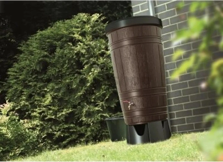 Резервуар для дождевой воды Prosperplast Woodcan 265 л УФ-стабилизированный HDPE коричневый 112х65 см - Фото 12 Резервуар для дождевой воды Prosperplast Woodcan 265 л УФ-стабилизированный HDPE коричневый 112х65 см - изображение 12