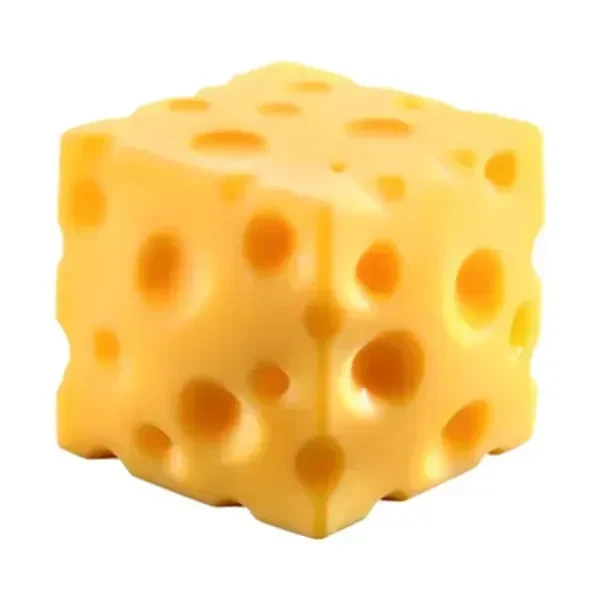 Сквіш антистрес Сир з ароматом Cheese куб 6см - зображення 3