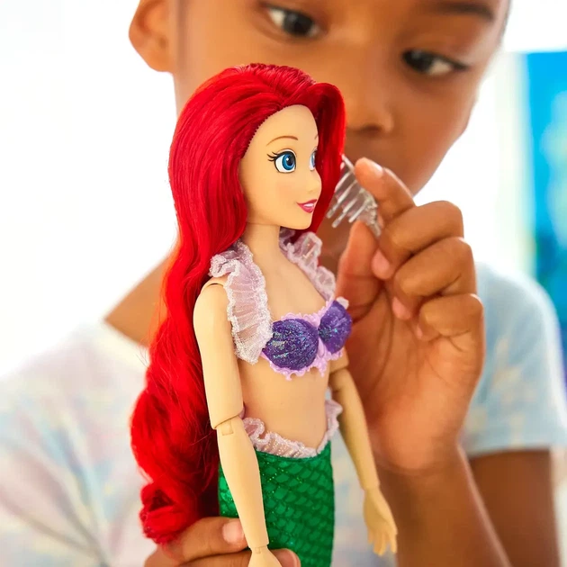 Лялька Русалонька Аріель 30 см Дісней — Принцеса Disney Story Doll Ariel - Фото 7 Лялька Русалонька Аріель 30 см Дісней — Принцеса Disney Story Doll Ariel - зображення 7