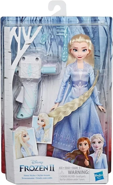 Кукла Эльза Холодное сердце 2 Создание причесок Hasbro (E7002) — Frozen Elsa Sister Styles - Фото 4 Кукла Эльза Холодное сердце 2 Создание причесок Hasbro (E7002) — Frozen Elsa Sister Styles - изображение 4