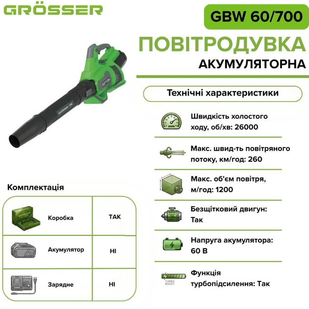 Аккумуляторная воздуходувка 60/700, воздуходув беспроводной для сдувания листьев двора сада дачи травы мусора садовая садовый - Фото 3 Аккумуляторная воздуходувка 60/700, воздуходув беспроводной для сдувания листьев двора сада дачи травы мусора садовая садовый - изображение 3