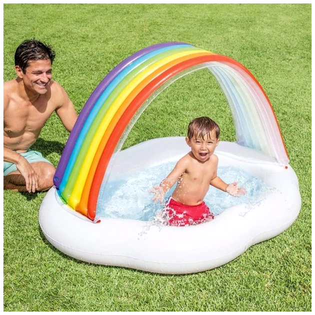 Бассейн надувной 142x119x84 см для детей 1-3 лет Винил Intex MC-5788 - изображение 2