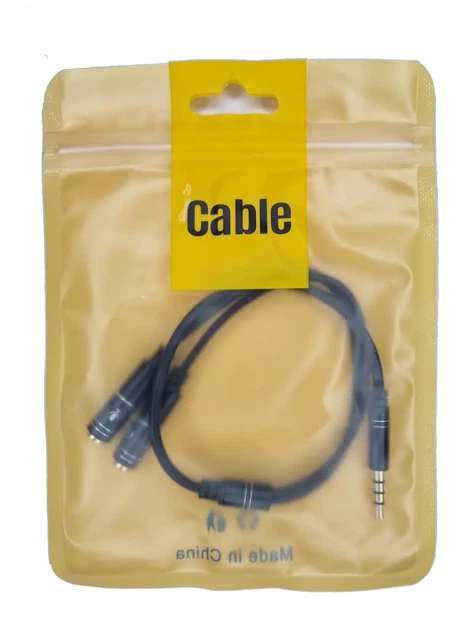 Разветвитель для наушника и микрофона jack 3.5mm - 2 Jack F 3.5mm - Фото 2 Разветвитель для наушника и микрофона jack 3.5mm - 2 Jack F 3.5mm - изображение 2