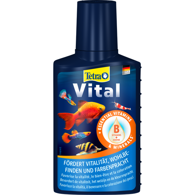 Средство Tetra Vital витаминизированный кондиционер для аквариумной воды 100 мл на 200 л - Фото 4 Средство Tetra Vital витаминизированный кондиционер для аквариумной воды 100 мл на 200 л - изображение 4