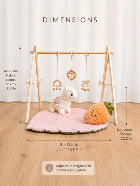 Напольный мобиль + игрушки Детский игровой тренажер Стойка Baby Gym - Фото 3 Напольный мобиль + игрушки Детский игровой тренажер Стойка Baby Gym - изображение 3