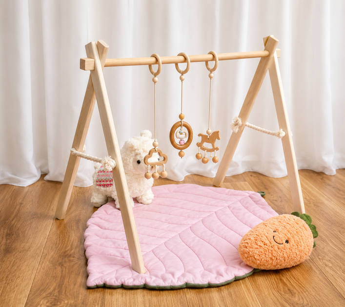 Напольный мобиль без игрушек Детский игровой тренажер Стойка Baby Gym - Фото 8 Напольный мобиль без игрушек Детский игровой тренажер Стойка Baby Gym - изображение 8