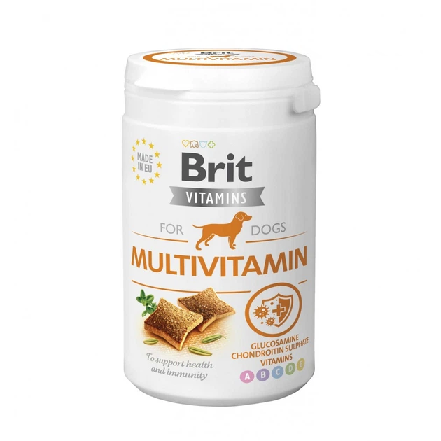 Витамины для собак Brit Vitamins Multivitamin для здоровья, 150 г - Фото 1 Витамины для собак Brit Vitamins Multivitamin для здоровья, 150 г - изображение 1