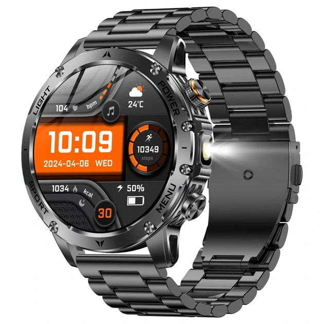 Розумний смарт годинник Smart Power Ultra Steel, 2 ремінці - Фото 5 Розумний смарт годинник Smart Power Ultra Steel, 2 ремінці - зображення 5