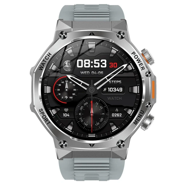 Розумний смарт годинник Smart Surf X Pro Silver Grey, 2 ремінці - изображение 2