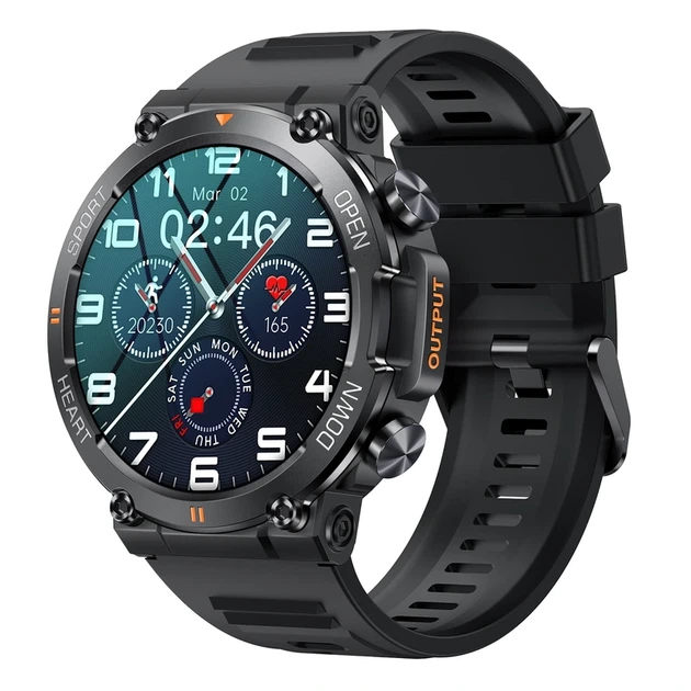 Розумний смарт годинник Smart Storm Black - Фото 1 Розумний смарт годинник Smart Storm Black - изображение 1