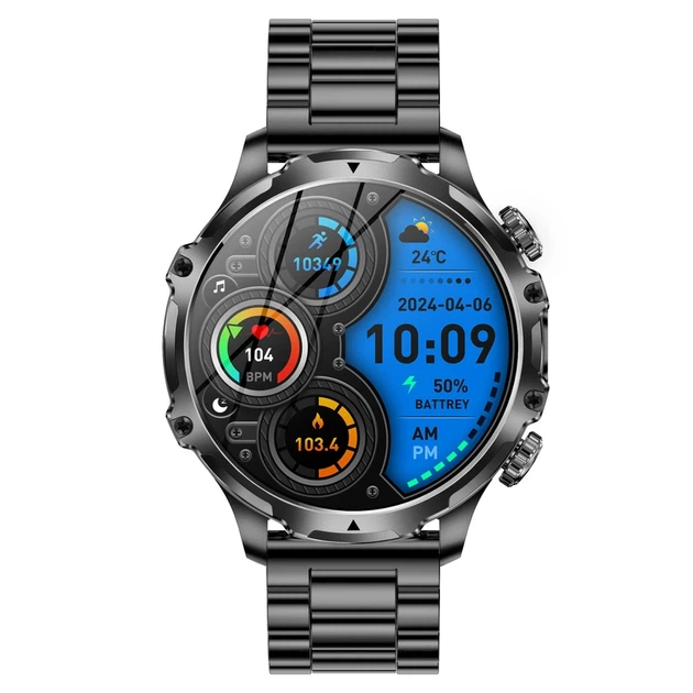 Розумний смарт годинник Smart Turbo Power Steel, 2 ремінці - Фото 2 Розумний смарт годинник Smart Turbo Power Steel, 2 ремінці - зображення 2