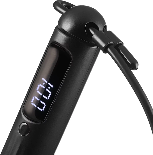Skakanka bezprzewodowa z licznikiem Gymtek Smart Motion Bluetooth G-05055 Czarna (5905399050559) - Zdjęcie 4 Skakanka bezprzewodowa z licznikiem Gymtek Smart Motion Bluetooth G-05055 Czarna (5905399050559) - obraz 4