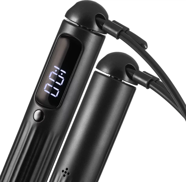 Skakanka bezprzewodowa z licznikiem Gymtek Smart Motion Bluetooth G-05055 Czarna (5905399050559) - Zdjęcie 5 Skakanka bezprzewodowa z licznikiem Gymtek Smart Motion Bluetooth G-05055 Czarna (5905399050559) - obraz 5