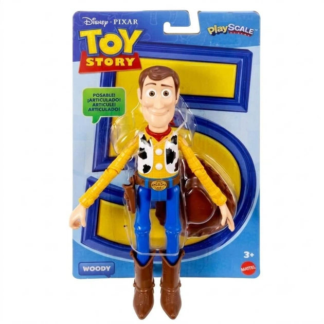 Фигурка Вуди из «История игрушек 5» от Mattel, JKV14, 23 см, подвижная, Disney Pixar - Фото 3 Фигурка Вуди из «История игрушек 5» от Mattel, JKV14, 23 см, подвижная, Disney Pixar - изображение 3
