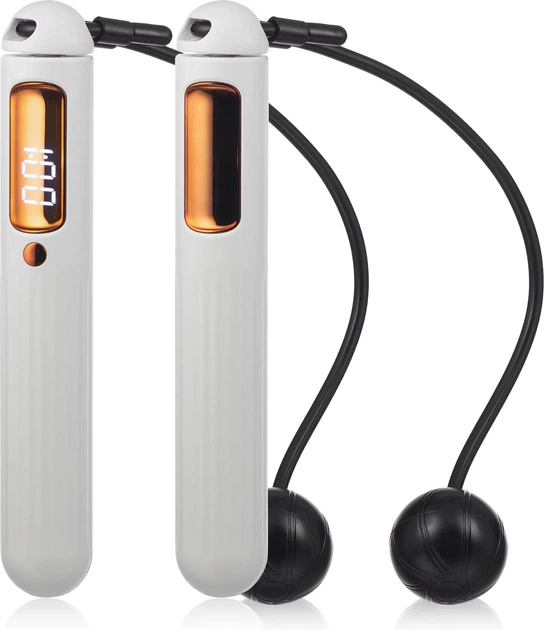 Skakanka bezprzewodowa z licznikiem Gymtek Smart Motion Bluetooth G-42761 Szara (5905884427613) - Zdjęcie 2 Skakanka bezprzewodowa z licznikiem Gymtek Smart Motion Bluetooth G-42761 Szara (5905884427613) - obraz 2