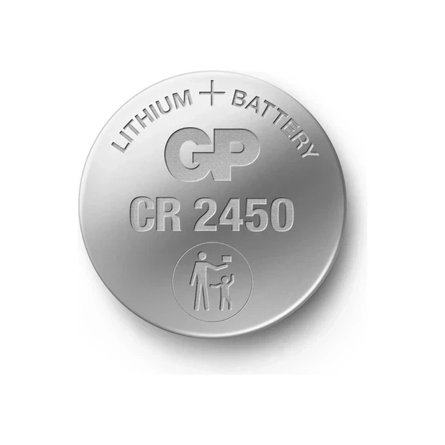 Батарейка GP CR2450 3V Lithium- 2 шт, литиевая кнопочная, для весов, брелоков, электроники - изображение 2