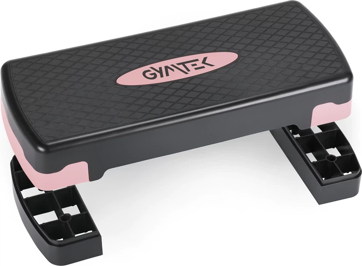 Степ платформа для аеробіки Gymtek Q-66404 2 рівні Рожево-чорна (5907766664048) - Фото 3 Степ платформа для аеробіки Gymtek Q-66404 2 рівні Рожево-чорна (5907766664048) - зображення 3