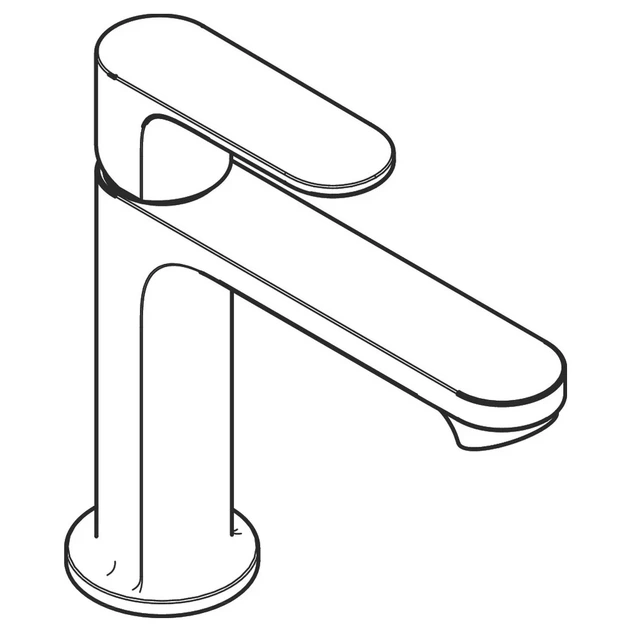 Hansgrohe Rebris S 110 Смеситель для раковины, хром (72588000) - изображение 4