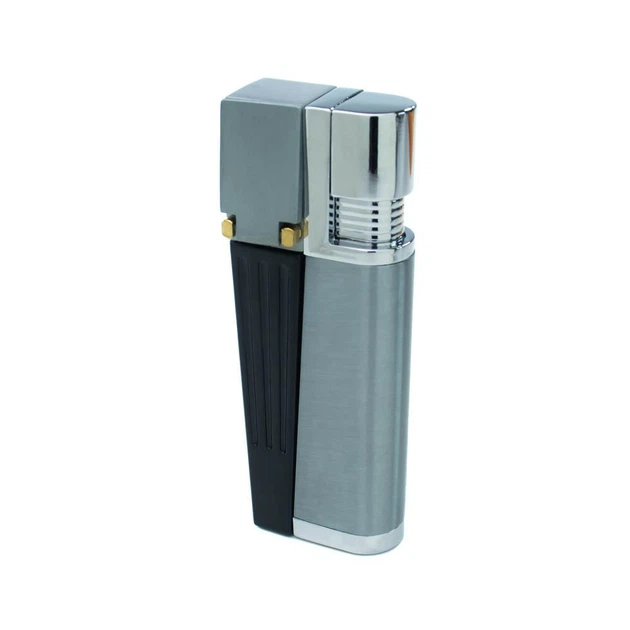 Зажигалка с трубкой 3в1 Wickie pipe Silver + Подарки вечная сетка и Zip пакет - изображение 5