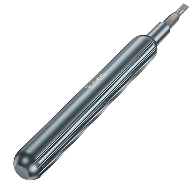 Набор отверток Hoco UT11 31 в 1 магнитная ручка 10,6х5,7 см PC алюминий Deep space gray - Фото 6 Набор отверток Hoco UT11 31 в 1 магнитная ручка 10,6х5,7 см PC алюминий Deep space gray - изображение 6