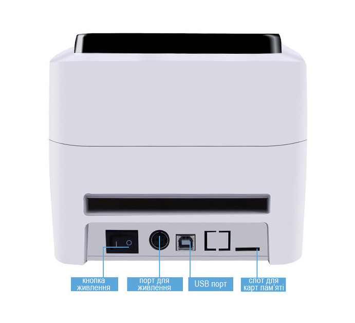 Термопринтер для печати ттн новой почты Xprinter XP-420B - изображение 5