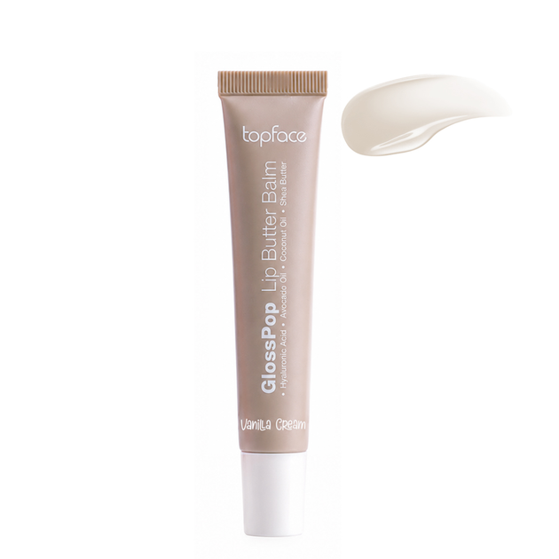 Блеск-бальзам для губ TopFace Gloss Pop Lip Butter Balm PT161, 001 Vanilla Cream Прозрачный - Фото 1 Блеск-бальзам для губ TopFace Gloss Pop Lip Butter Balm PT161, 001 Vanilla Cream Прозрачный - изображение 1