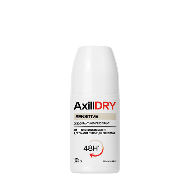 Антиперспирант шариковый для чувствительной кожи AxillDRY 48 ч - изображение 2